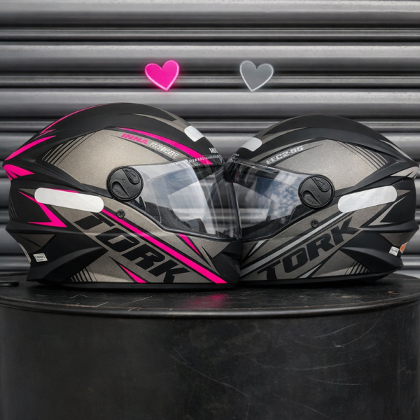 COMBO CASAL PRO TORK - ROSA/CINZA